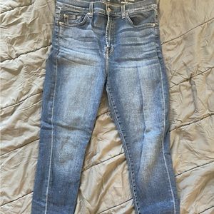 7 FOR ALL MANKIND high waist ankle gwenevere jeans Size 30